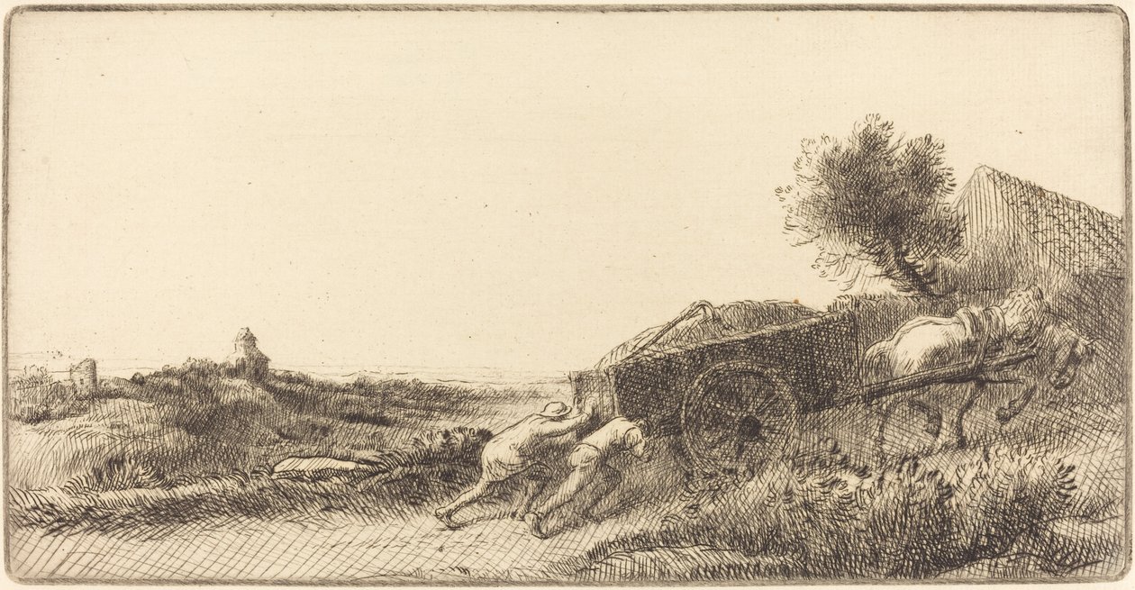 Rentrant le foin - Alphonse Legros