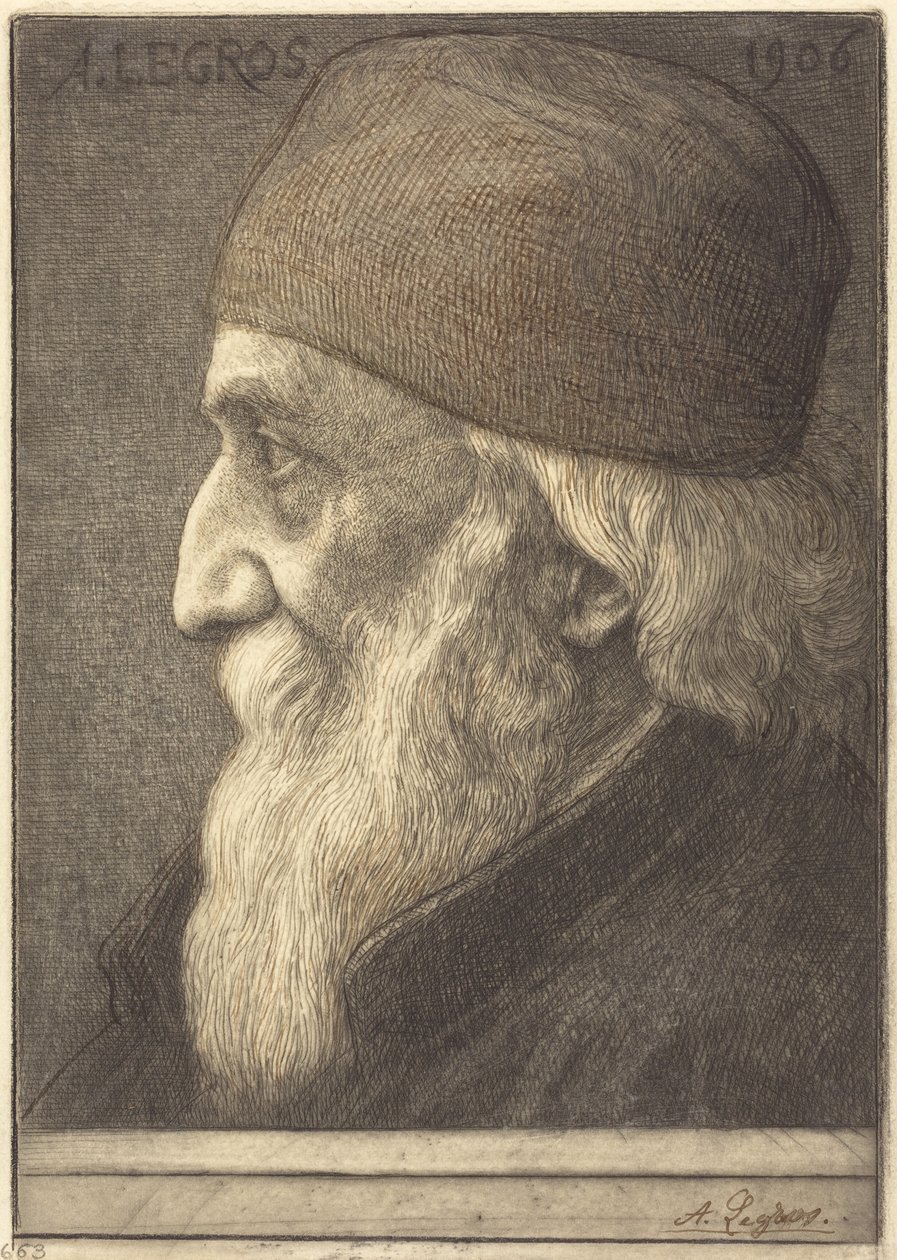 Autoportrait, 13e planche - Alphonse Legros