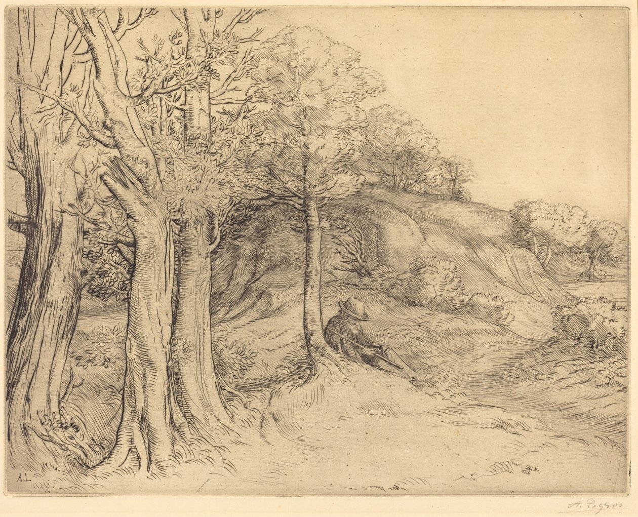 Solitude (Solitude (Paysage)) - Alphonse Legros