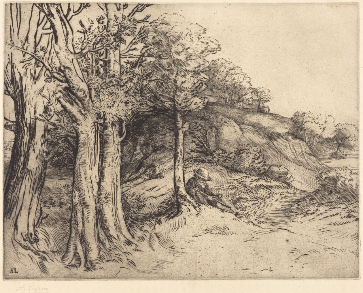 Solitude (Solitude (Paysage)) - Alphonse Legros