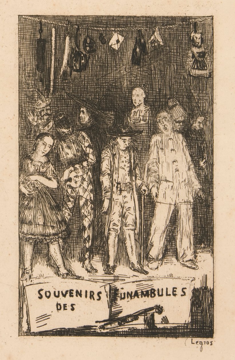 Souvenirs des Funambules - Alphonse Legros