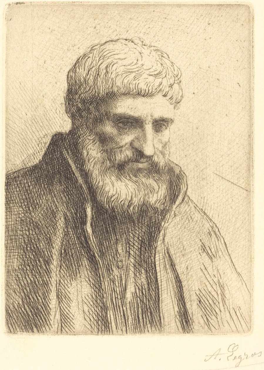 Étude de vieillard - Alphonse Legros