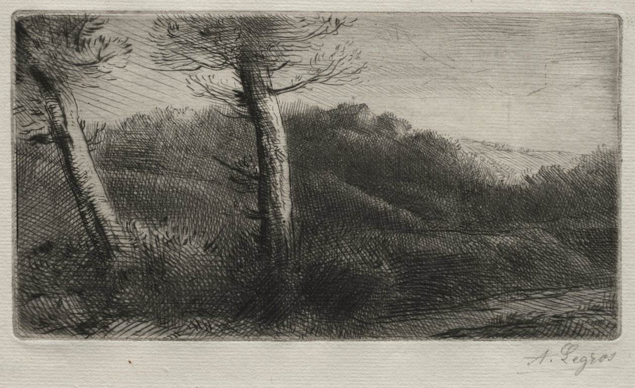 Coucher de soleil - Alphonse Legros