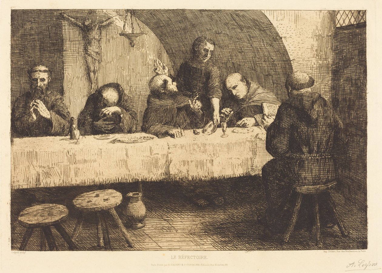 Le réfectoire - Alphonse Legros