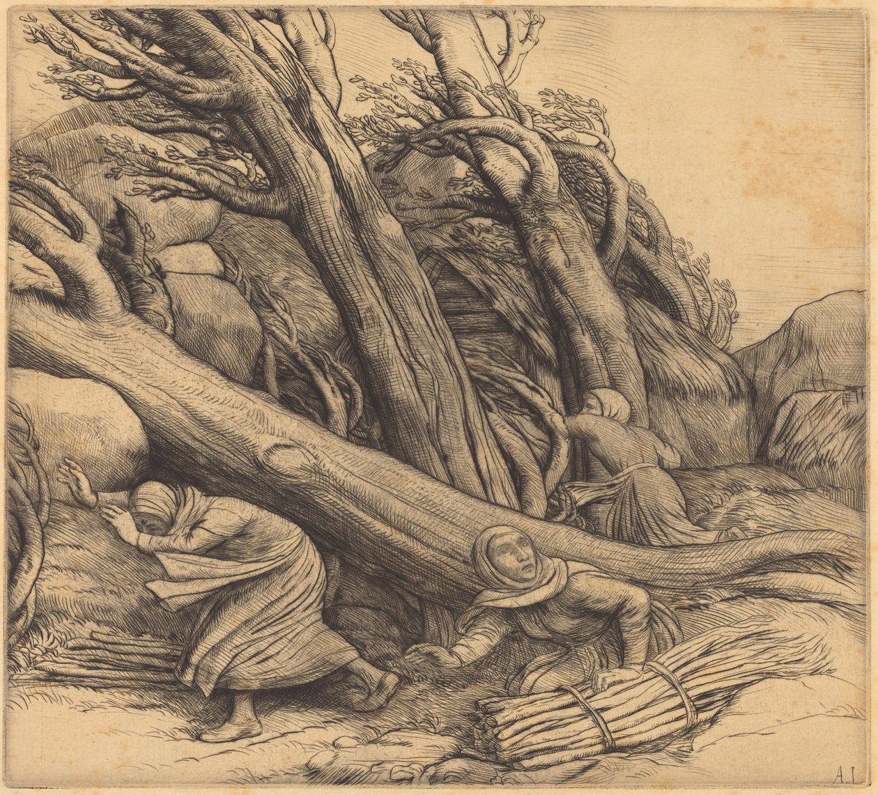 Tornado (Le typhon) - Alphonse Legros