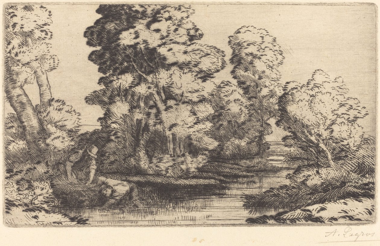 Vallée en Bourgogne - Alphonse Legros