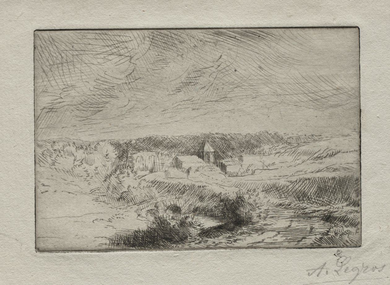 Village de Wimille, près de Boulogne - Alphonse Legros