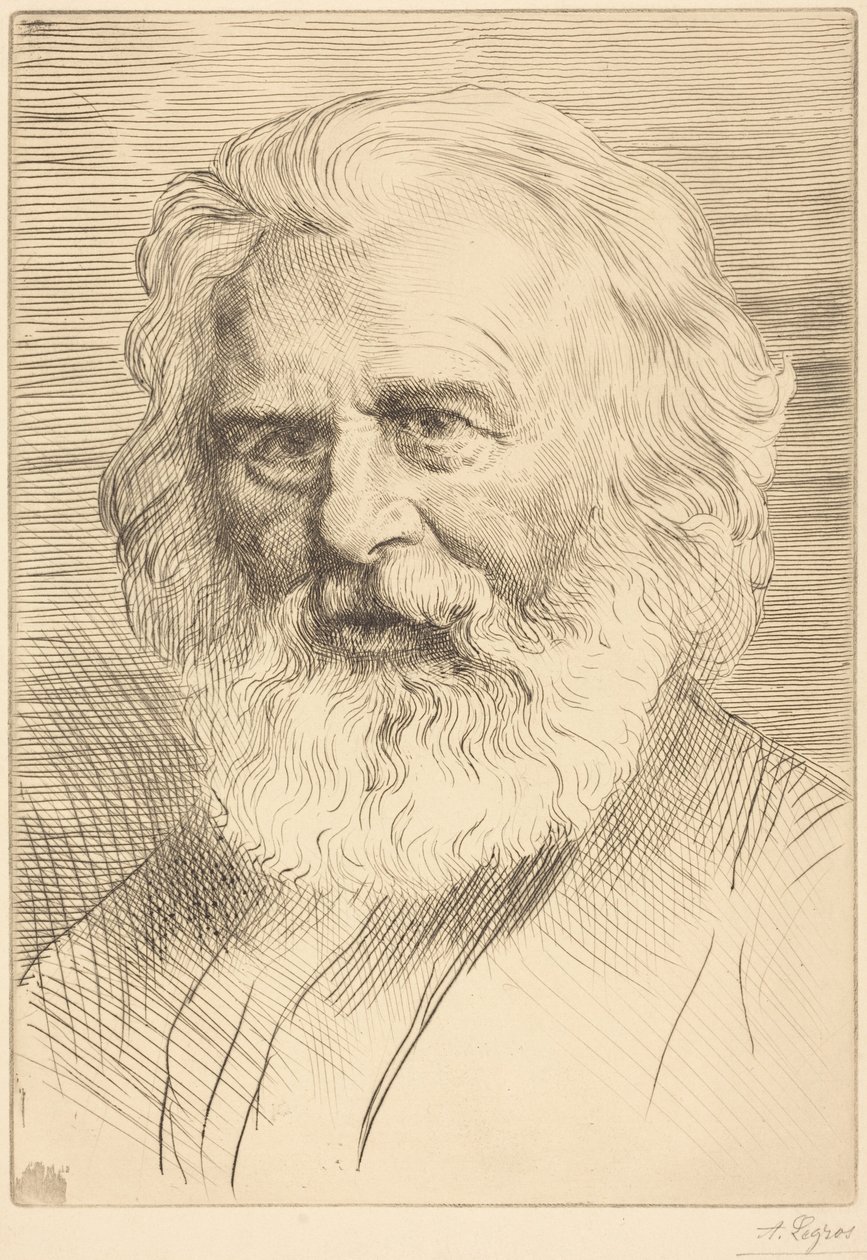 W.H. Longfellow, 1re planche - Alphonse Legros