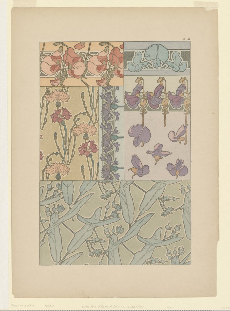 Documents Décoratifs : Planche 41 - Alphonse Mucha