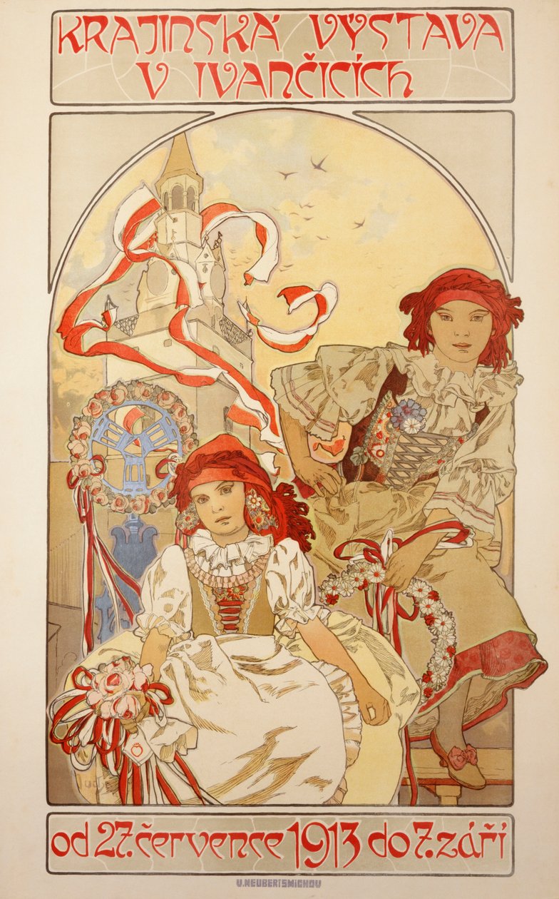 Krajinska Vystava V Ivancicich, 1913 - Alphonse Mucha