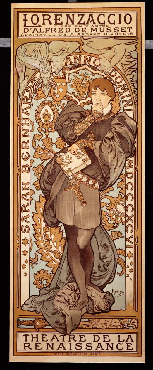 Lorenzaccio, 1896 - Alphonse Mucha