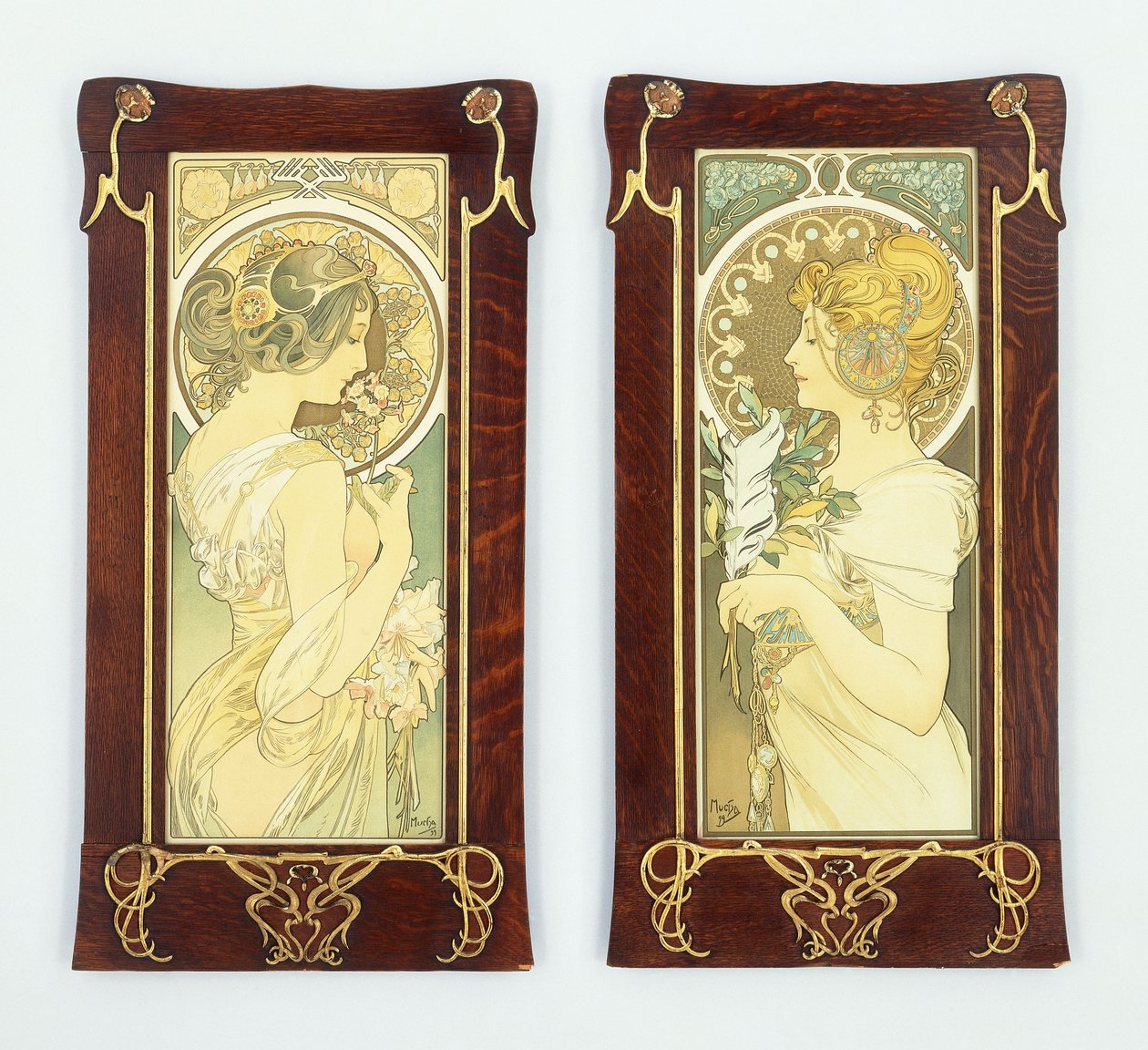La Primevère et la Plume - Alphonse Mucha