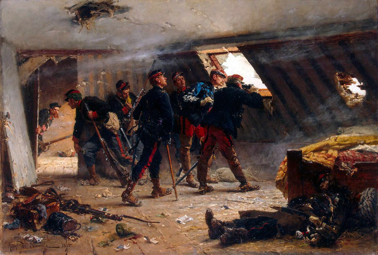 Scène de la guerre franco-prussienne - Alphonse Marie Neuville de