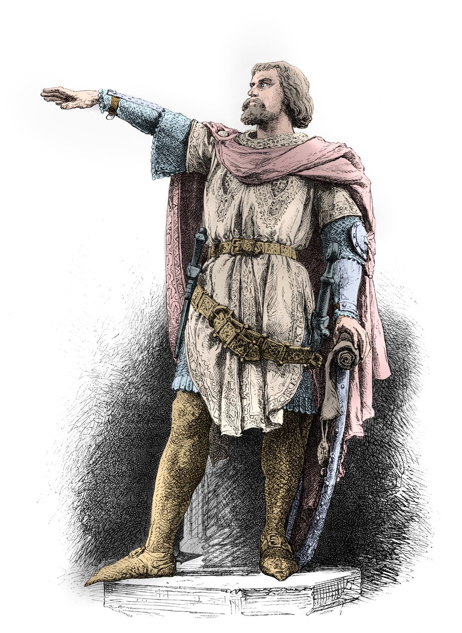 Portrait de Jacob Van Artevelde (Gravure) - Alphonse Marie de Neuville