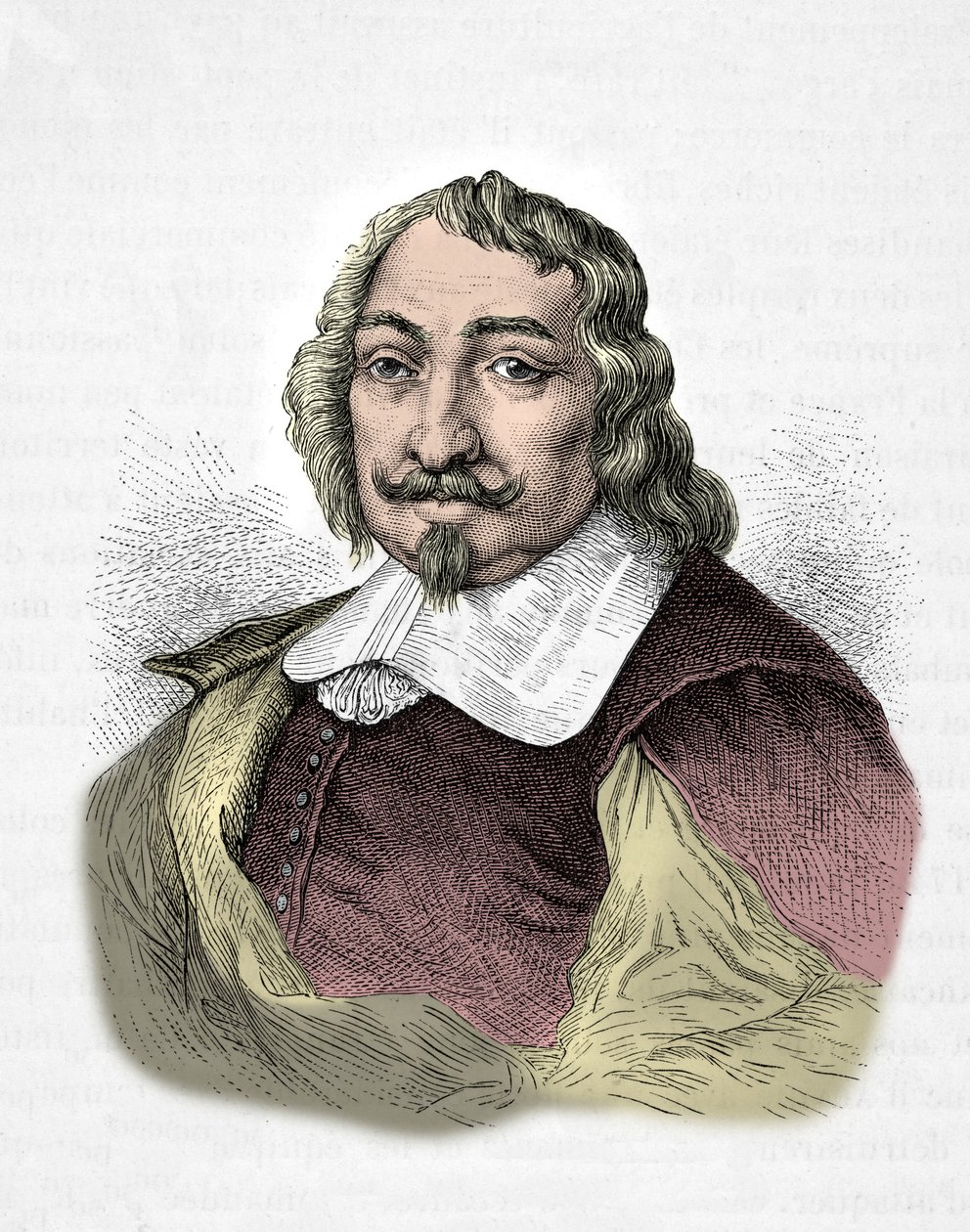 Portrait de Samuel de Champlain (Gravure) - Alphonse Marie de Neuville