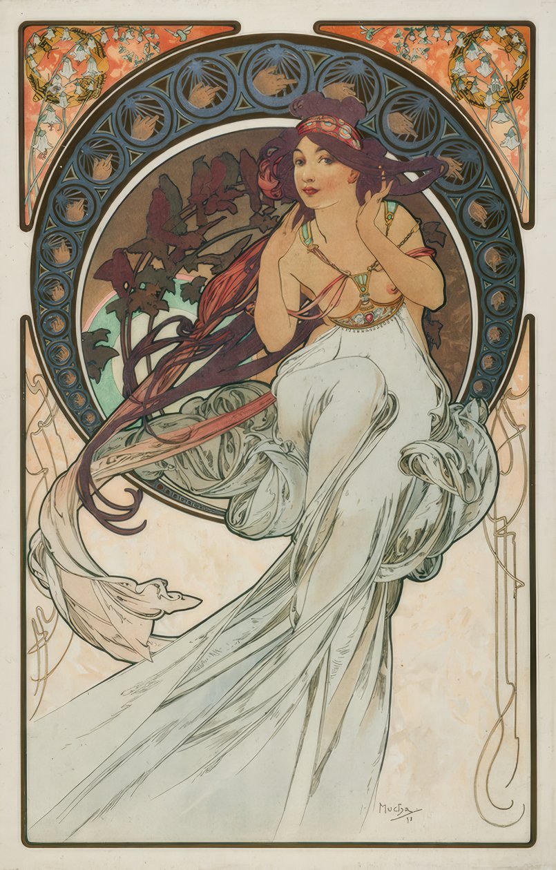 La Musique - Alphonse Mucha