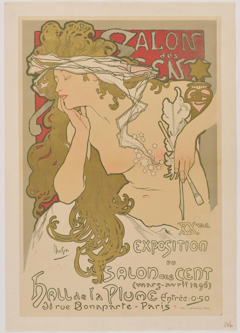 [Salon des Cent. Mars-avril 1896] - Alphonse Mucha