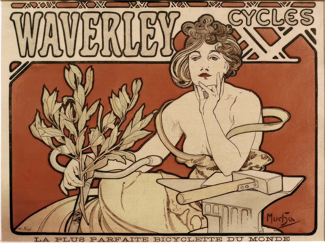 Cycles Waverley - Alphonse Mucha