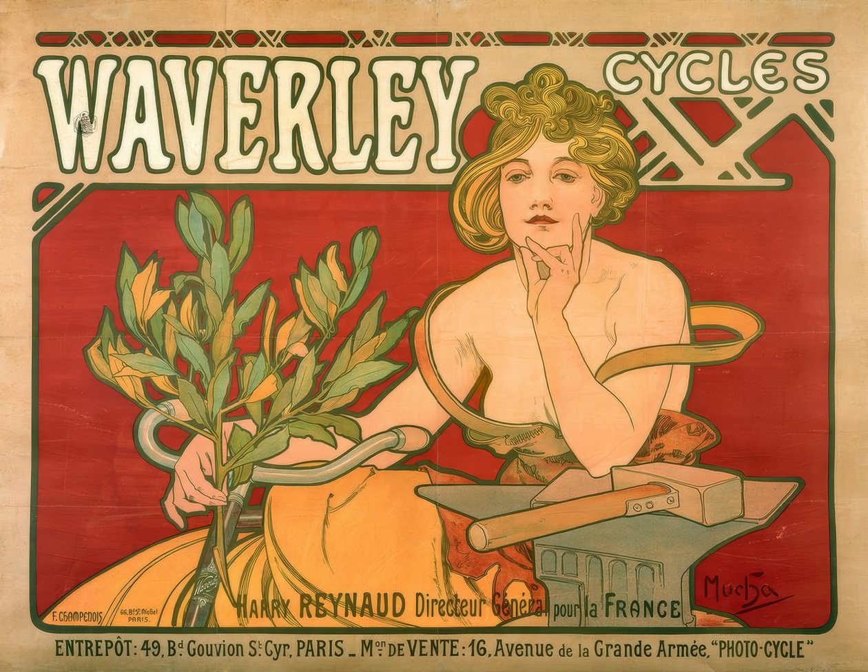 Cycles Waverley - Alphonse Mucha