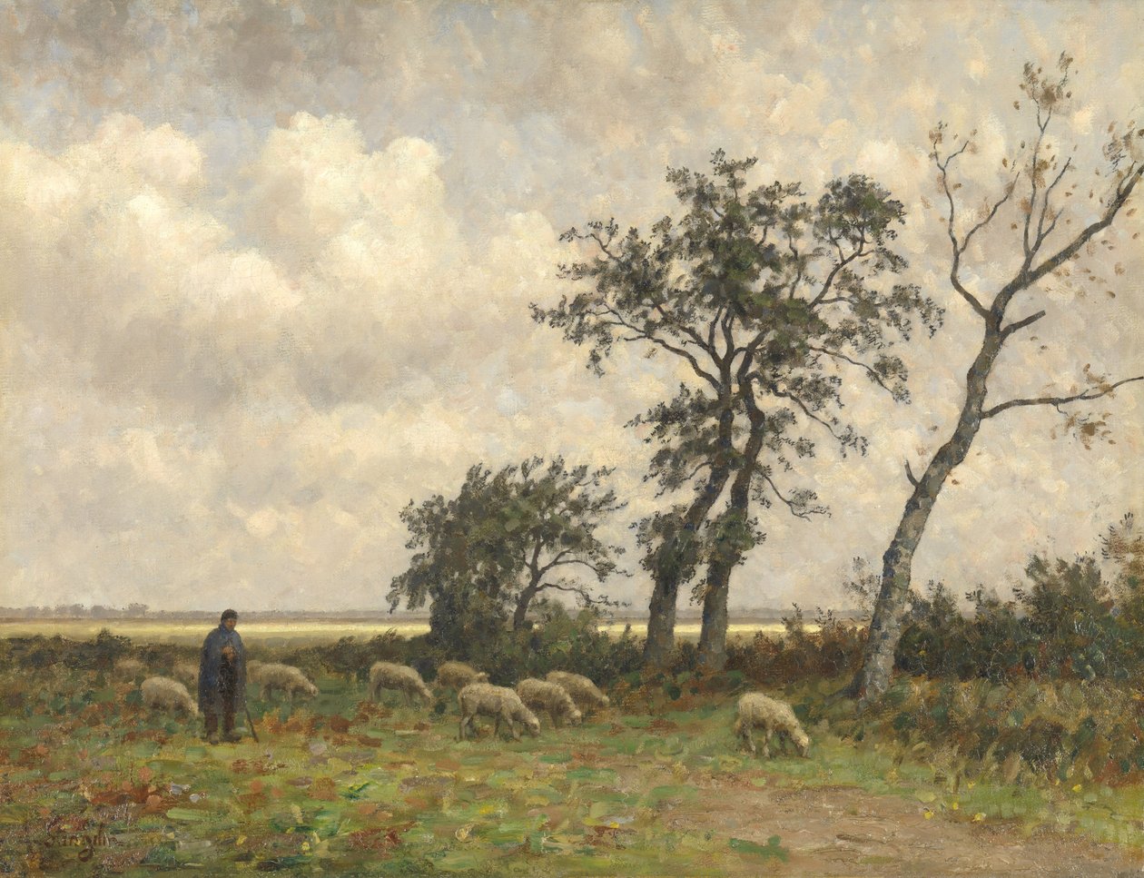 Paysage en Drenthe - Alphonse Stengelin