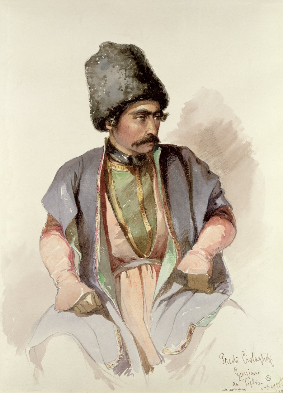 Paul - Un Géorgien de Tiflis, 1852 - Amadeo Preziosi