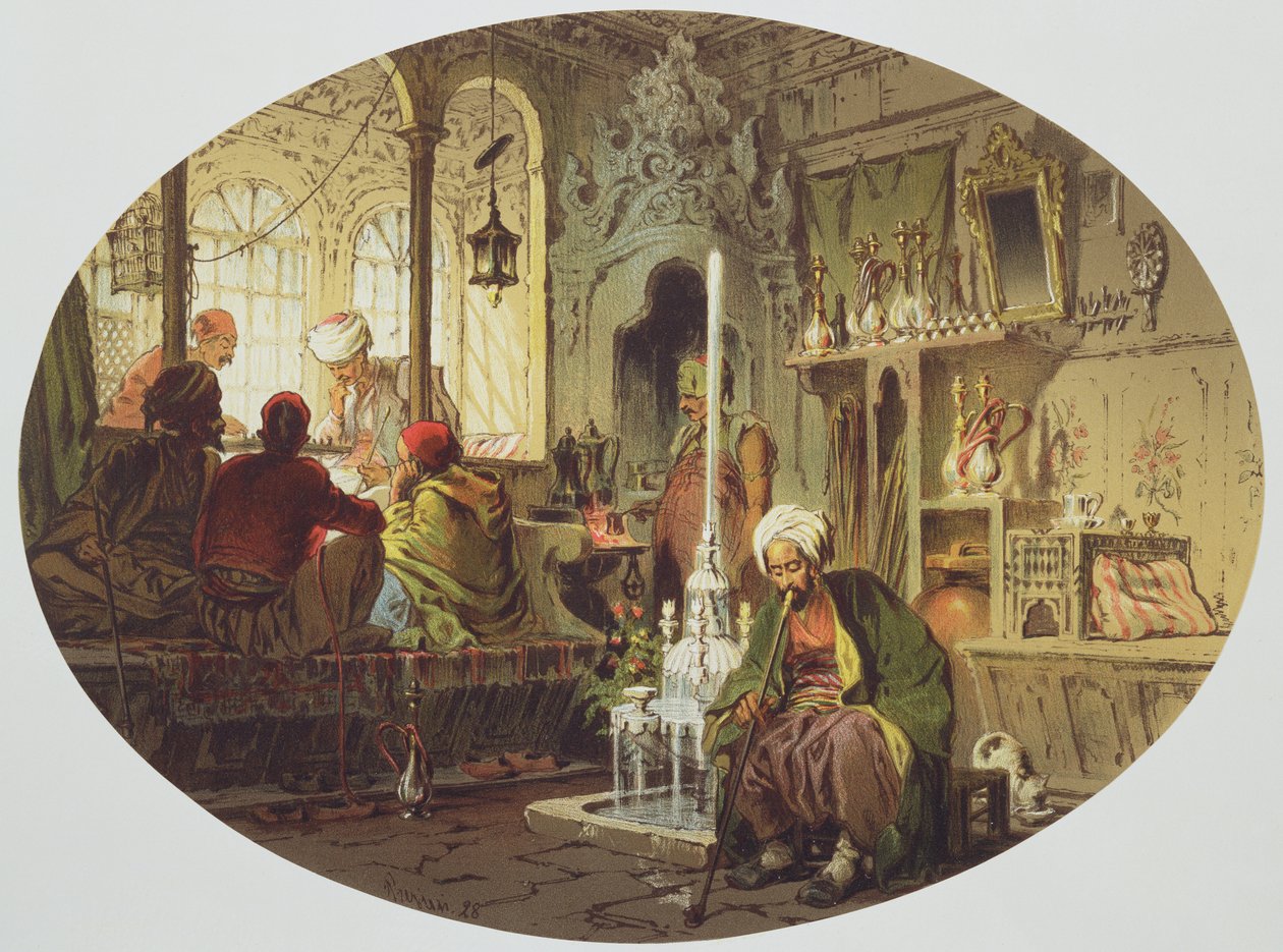 Café ottoman, 1862 - Amadeo Preziosi