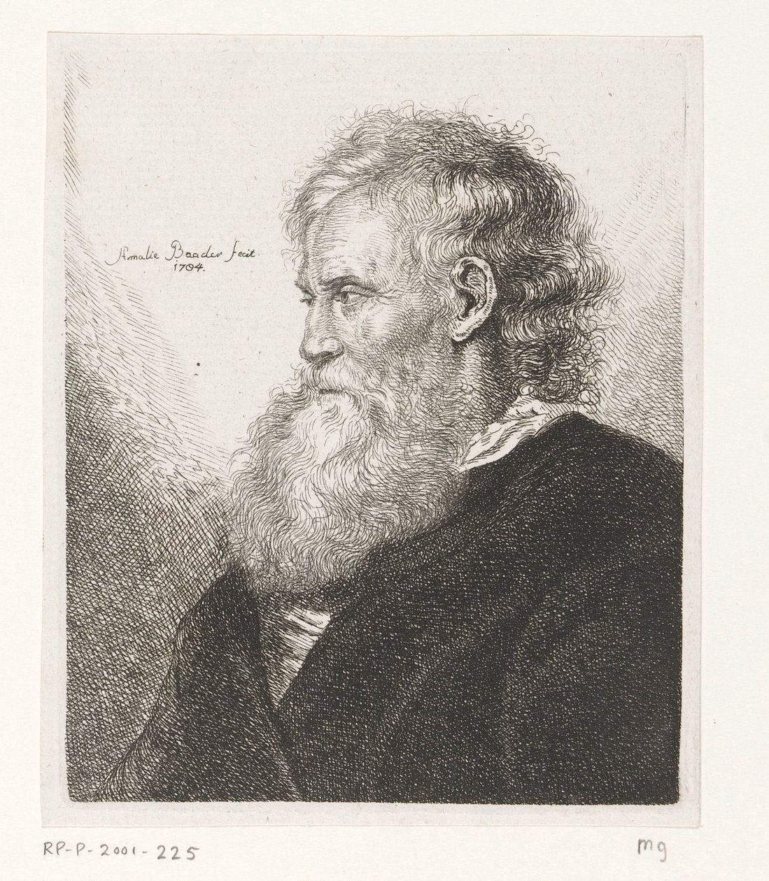 Vieil homme avec barbe - Amalie Baader