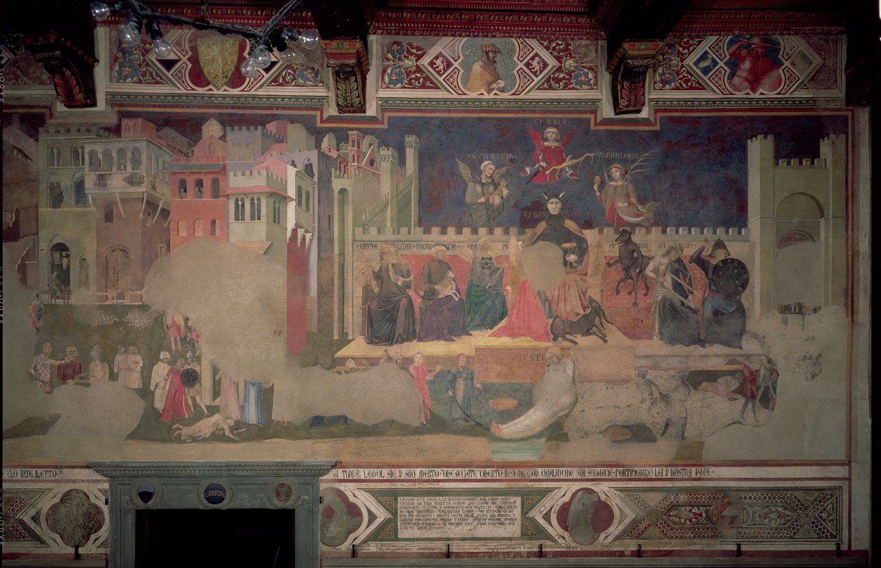 Allégorie du mauvais gouvernement, 1388-40 - Ambrogio Lorenzetti