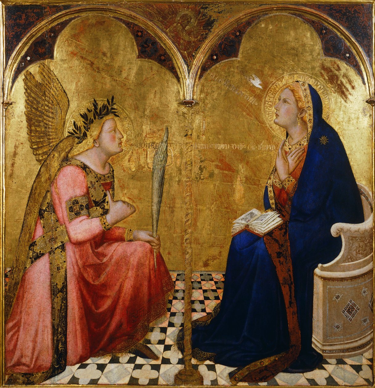 Annonciation - Ambrogio Lorenzetti