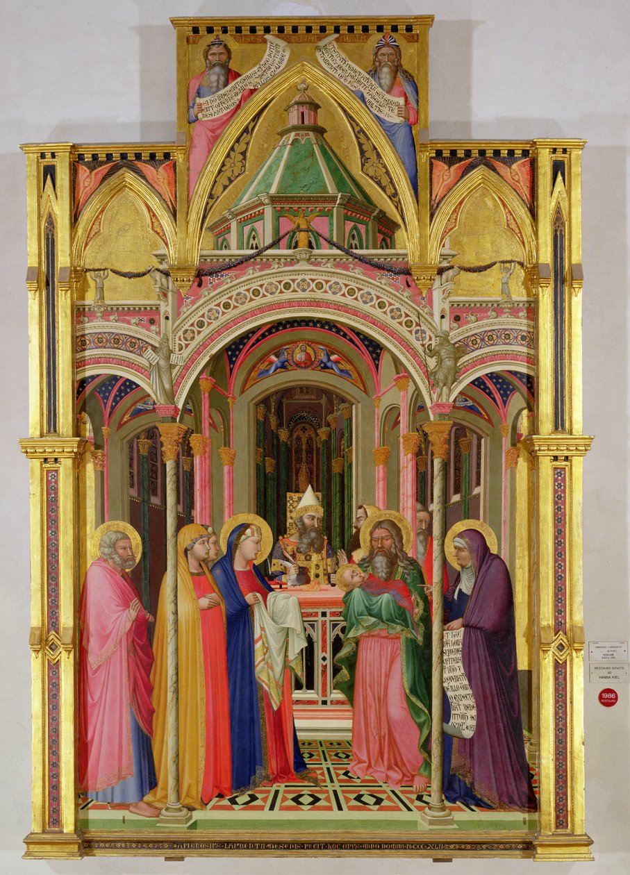 La Présentation au Temple, 1342 - Ambrogio Lorenzetti