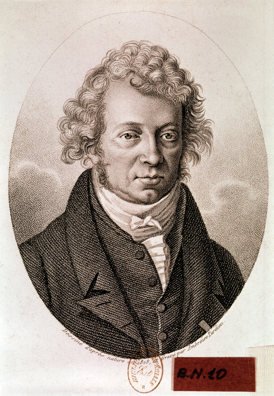 Ampère André Marie : Portrait - Ambroise Tardieu