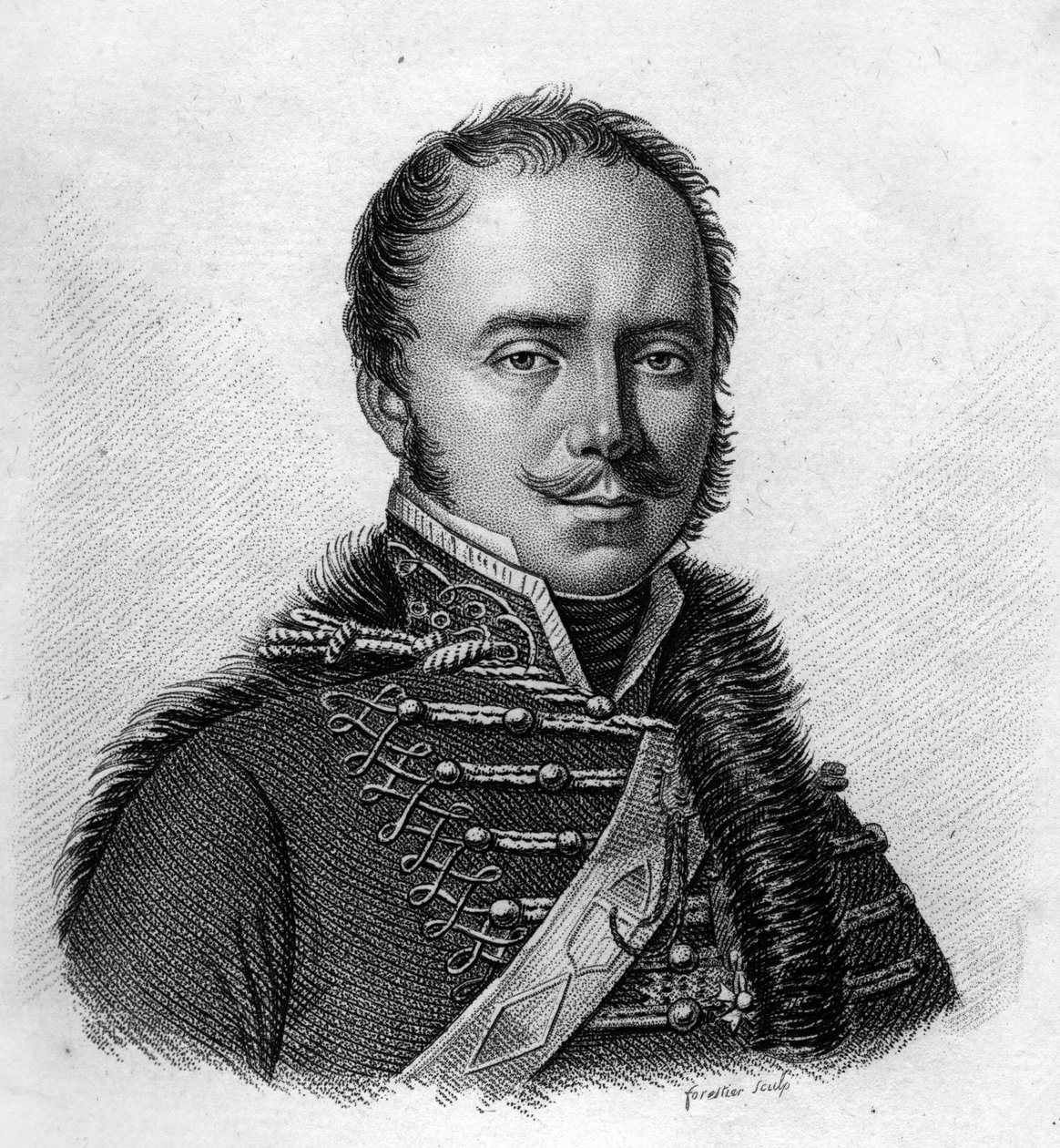 Charles François Lebrun, Duc de Plaisance homme politique français (1739-1824). Dans « Portraits des généraux français suivant les victoires et conquêtes des Français ». Gravé par Ambroise Tardieu en 1818. Collection Stella. - Ambroise Tardieu