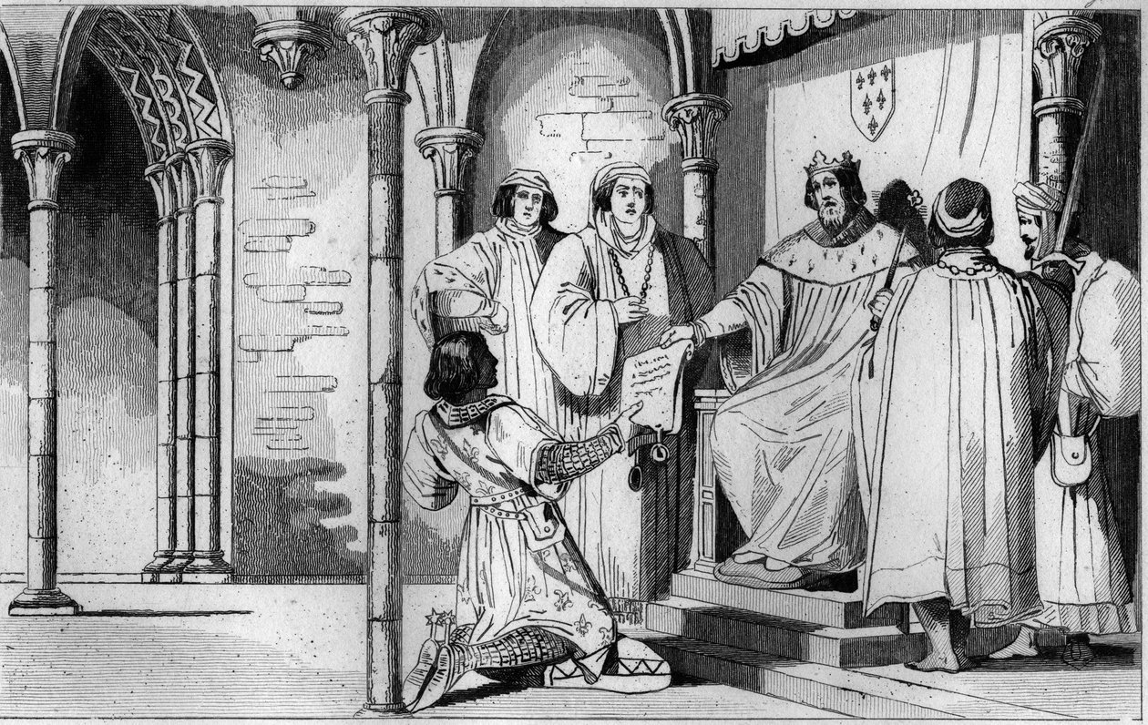 En 1327, Charles IV le Bel (1294-1328) érige la seigneurie de Bourbon en faveur du petit-fils de Robert de Clermont et petit-fils de Saint-Louis, Louis I - Ambroise Tardieu