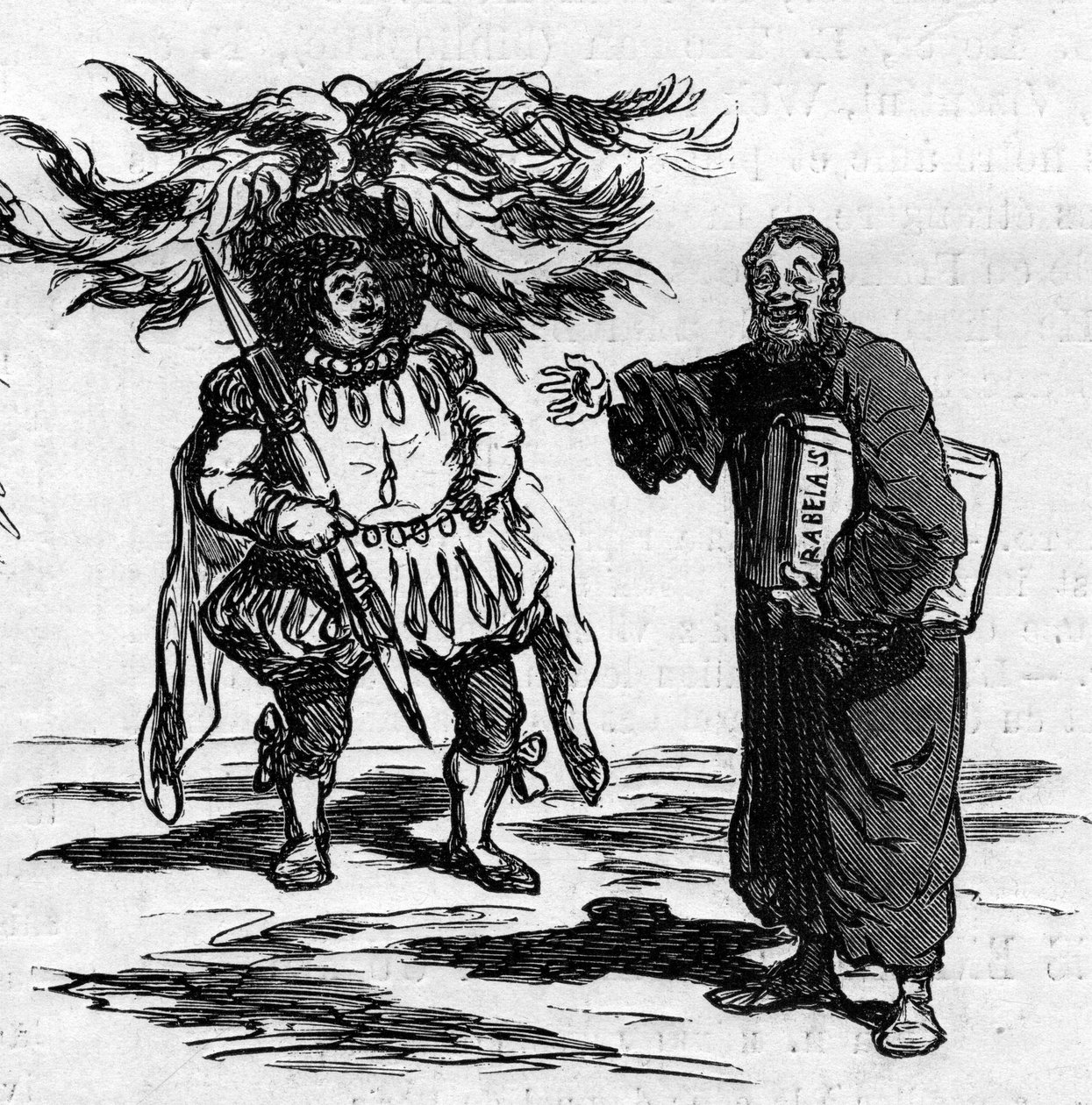Joie de Rabelais voyant Gustave Doré s