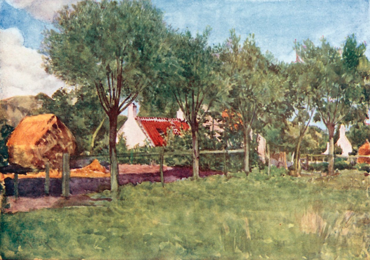 A Ferme (lithographie couleur) - Amedee (after) Forestier