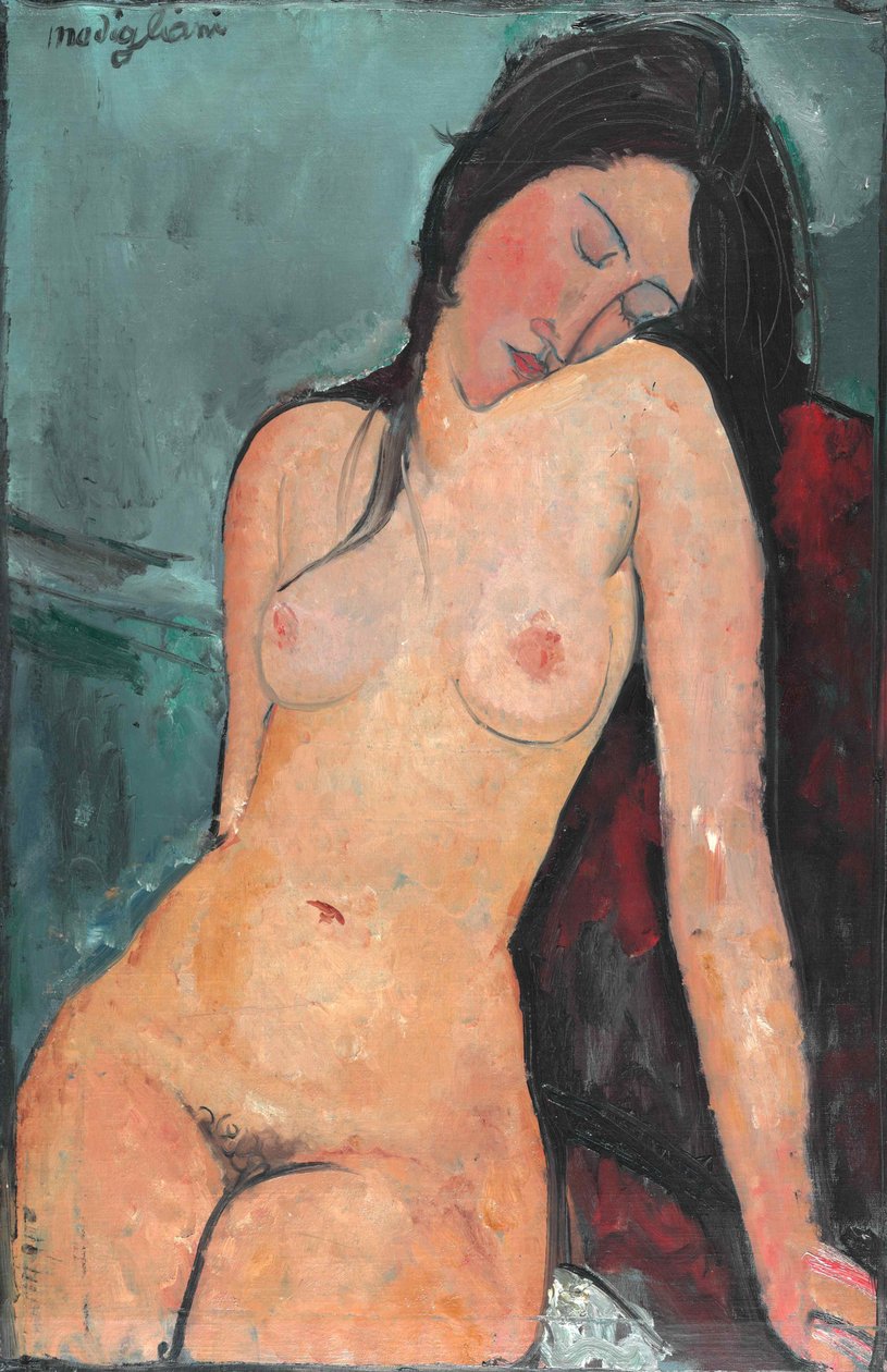 Nu féminin, c. 1916 - Amedeo Modigliani