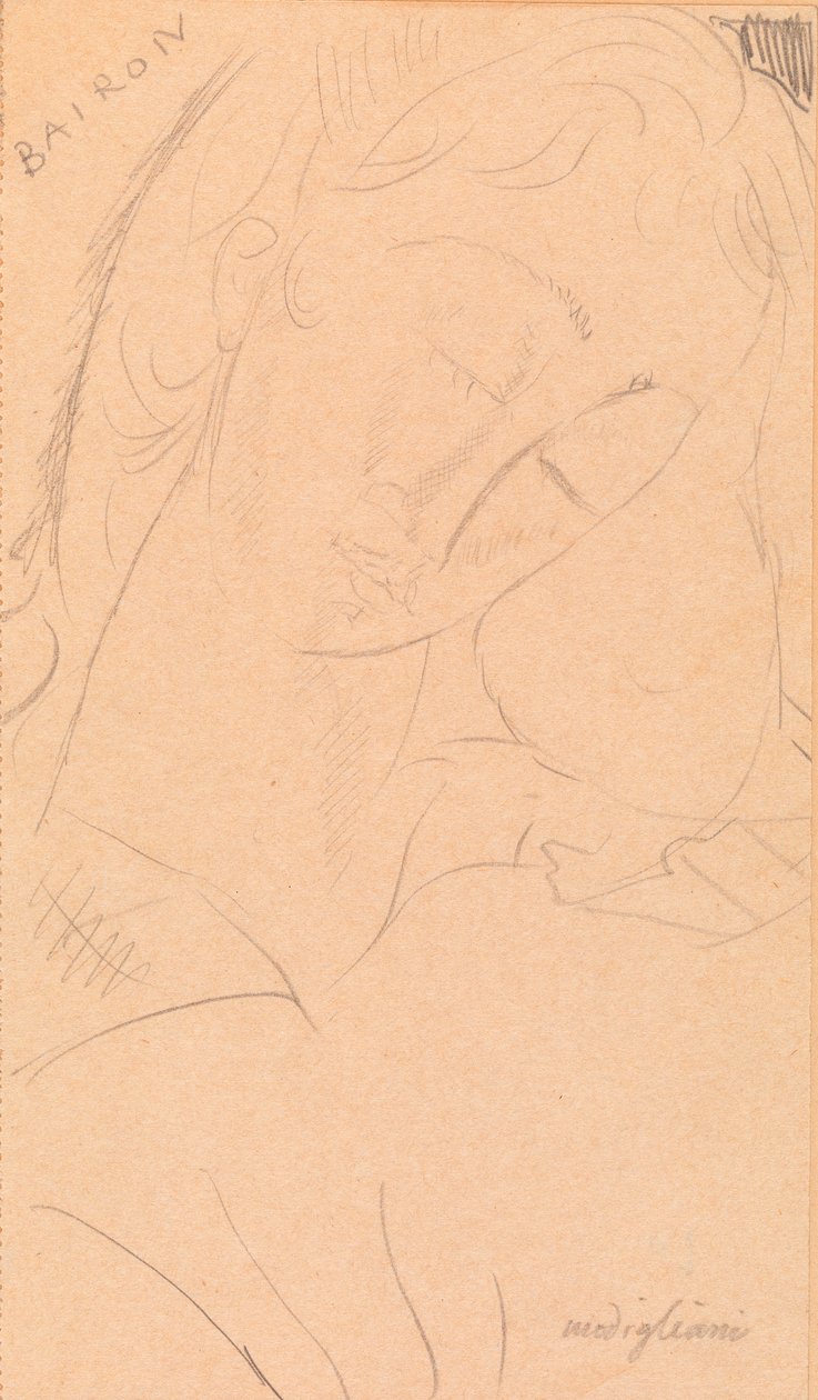 Tête - Bairon - Amedeo Modigliani