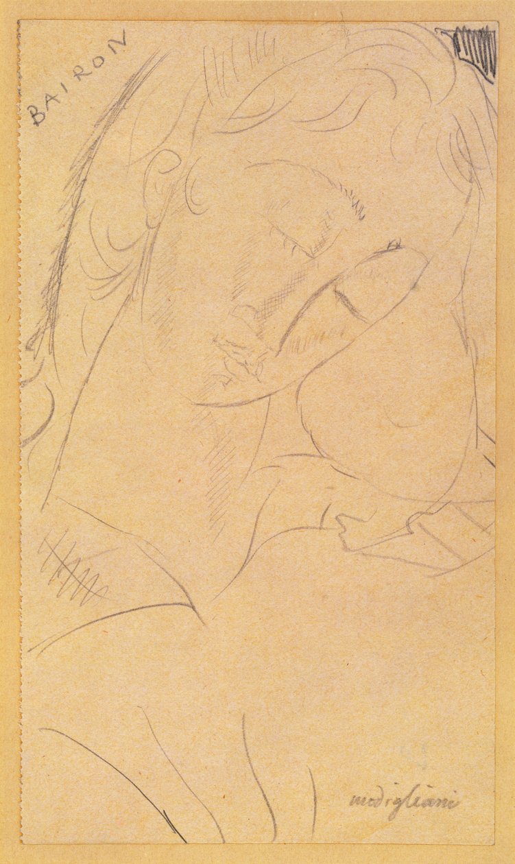 Tête - Bairon - Amedeo Modigliani