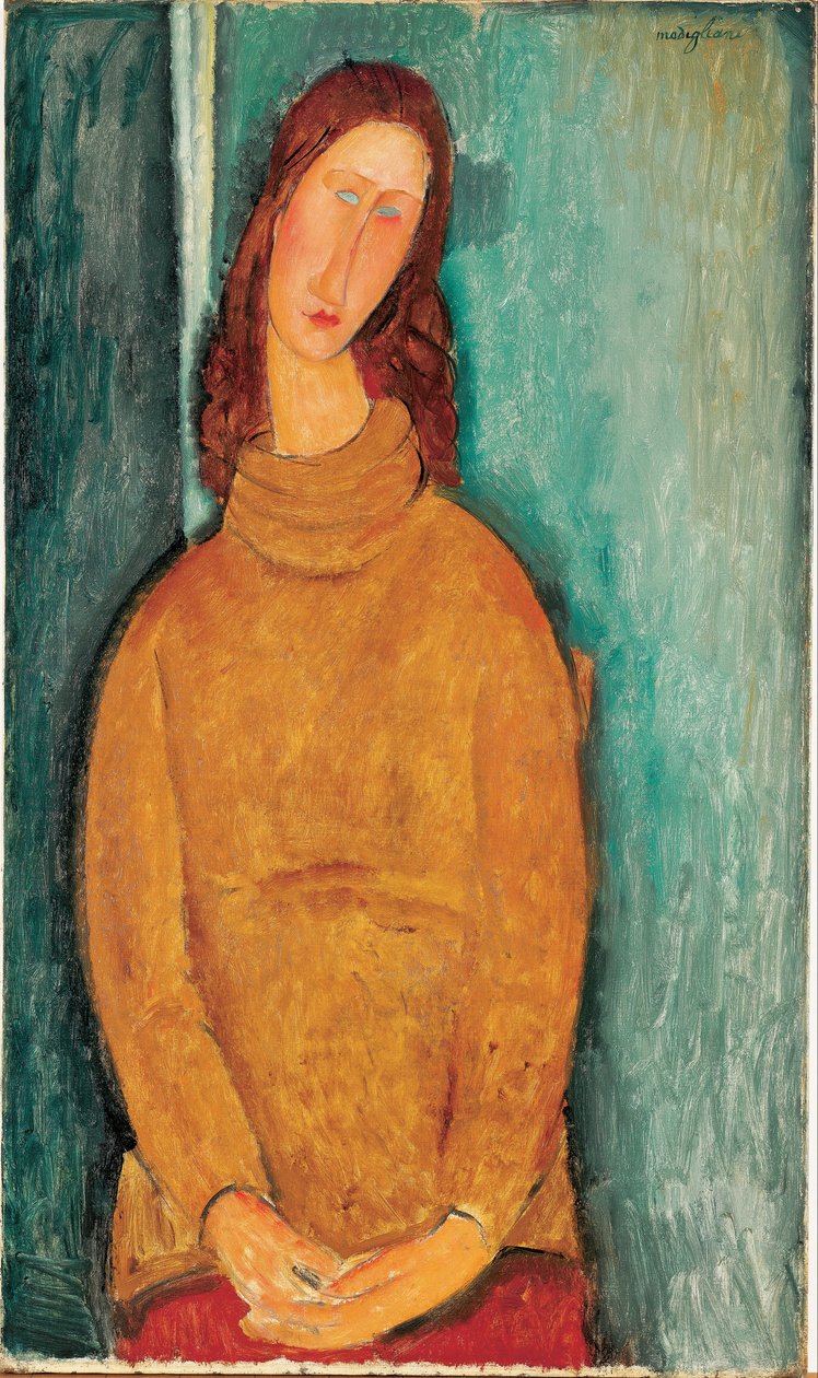 Jeanne Hébuterne dans un pull jaune - Amedeo Modigliani