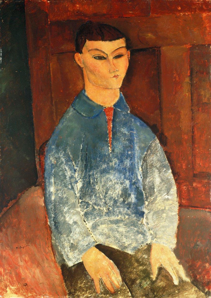 Moïse Kisling assis, 1916 - Amedeo Modigliani