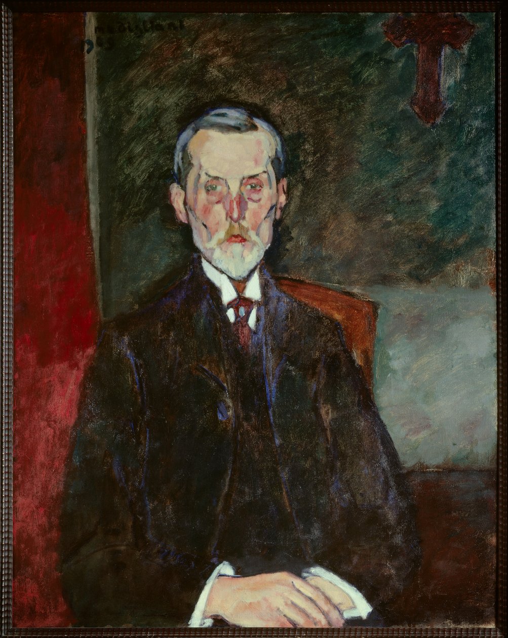 Portrait de Jean Baptiste Alexandre au Crucifix - Amedeo Modigliani