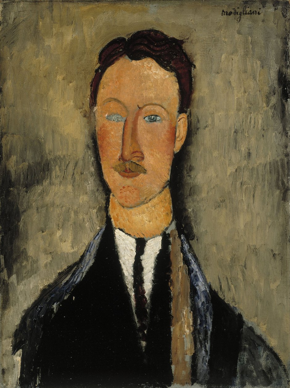 Portrait de Léopold Survage - Amedeo Modigliani