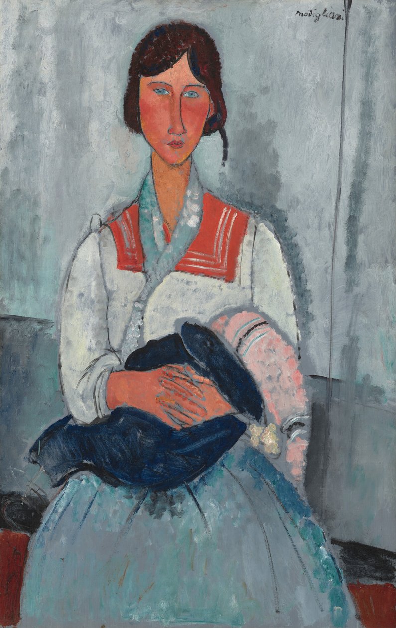 Femme rom avec bébé - Amedeo Modigliani