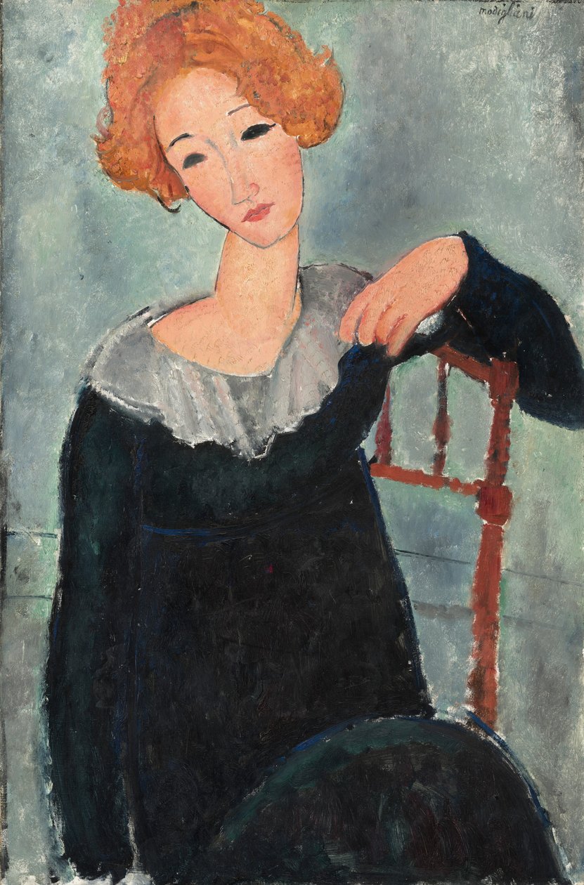 Une femme aux cheveux roux - Amedeo Modigliani