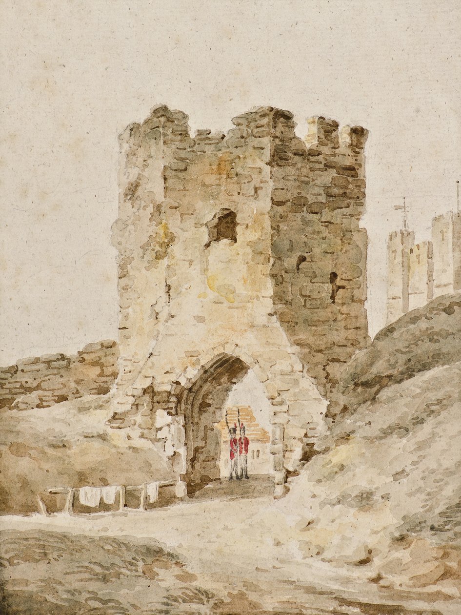 Deux soldats en service au château de Douvres - Amelia Long