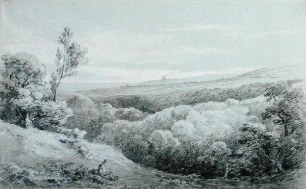 Abbaye de Whitby, depuis Mulgrave - Amelia Long