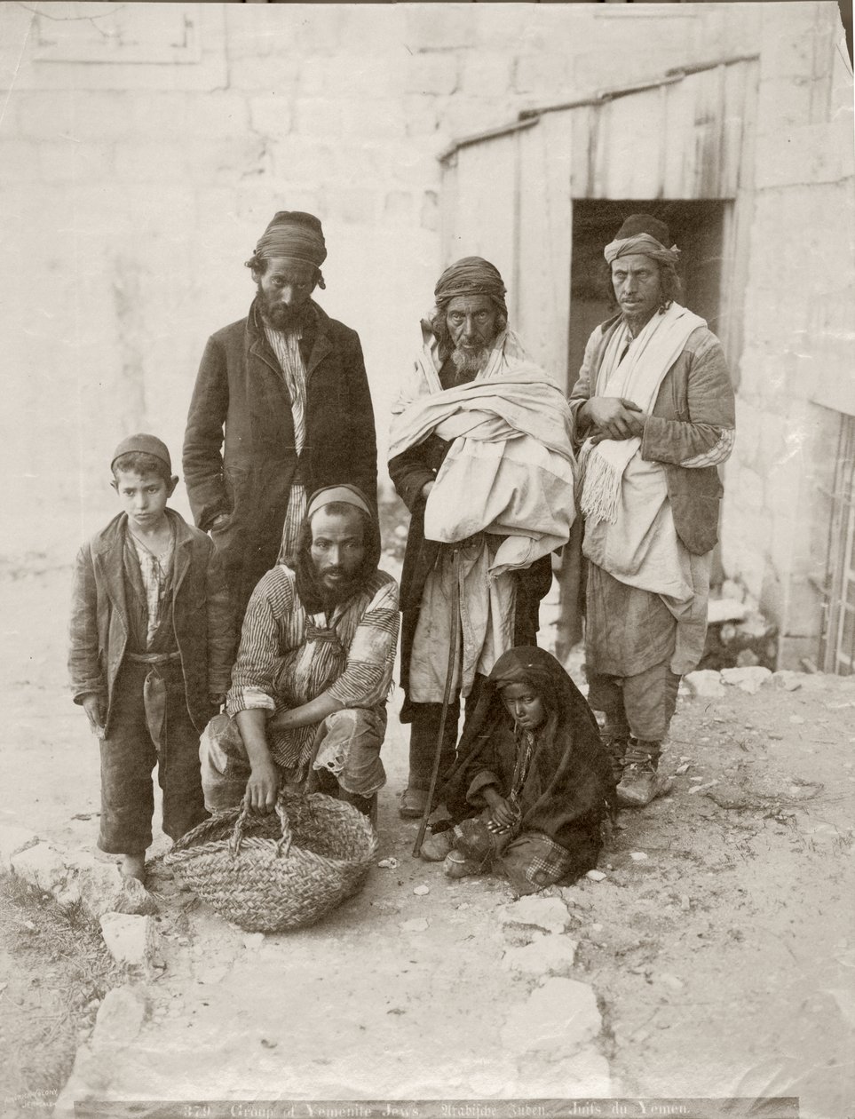 Groupe de Juifs yéménites, c.1898-1911 - American Photographer