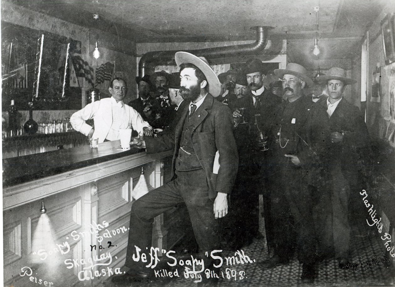 Le bar du saloon de 