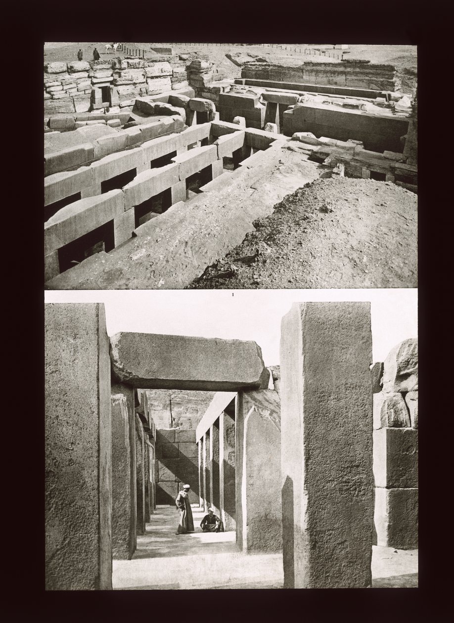 Deux vues de la pyramide à degrés de Meidum, 4e dynastie, Ancien Empire - American Photographer