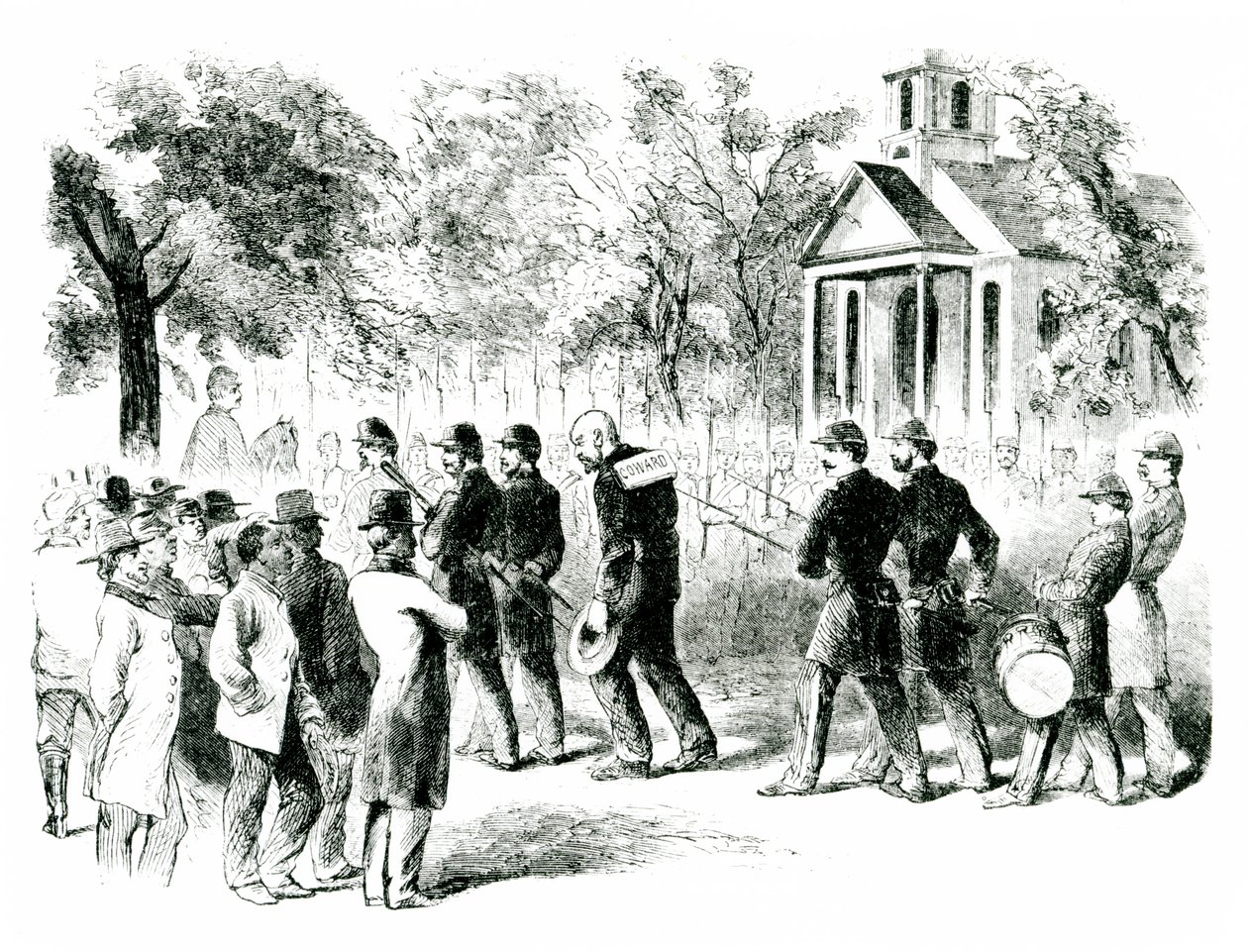 Déserteur de la guerre civile - American School